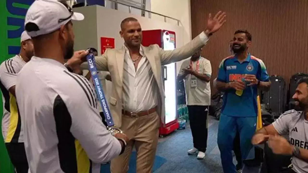 'Mr ICC' Shikhar Dhawan presents best fielder award in Indian dressing room, and it's not Virat Kohli | Cricket News