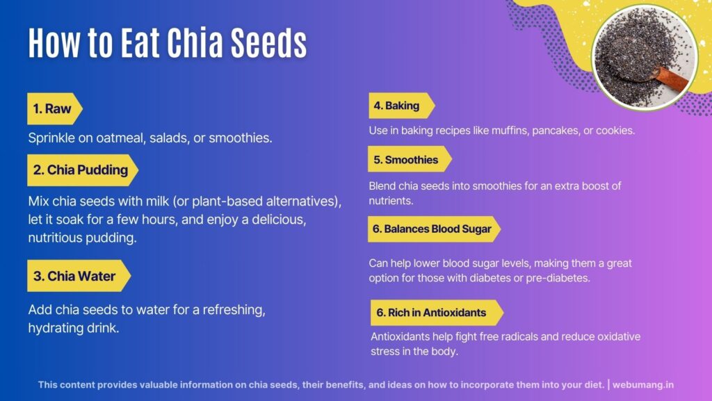 How to Eat Chia Seeds: Simple and Delicious Ways