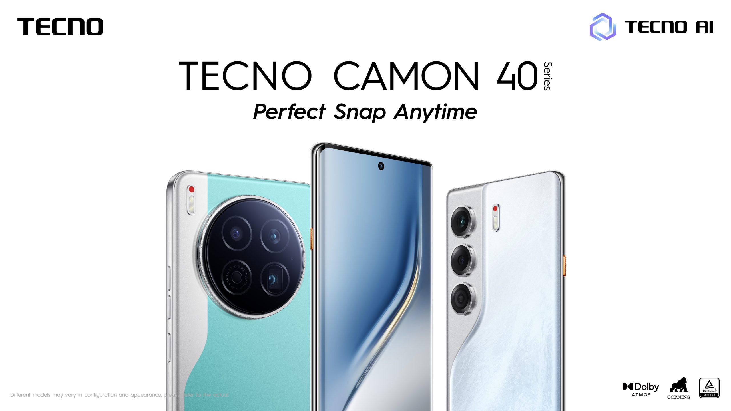 TECNO Unveils AI-Powered CAMON 40 Series, MEGABOOK S14, and AI Glasses at MWC 2025