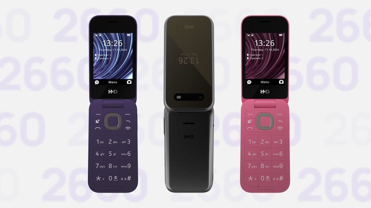 HMD Introduces New Feature 2660 Flip Phones at MWC 2025, Including Music-Focused and Flip Models